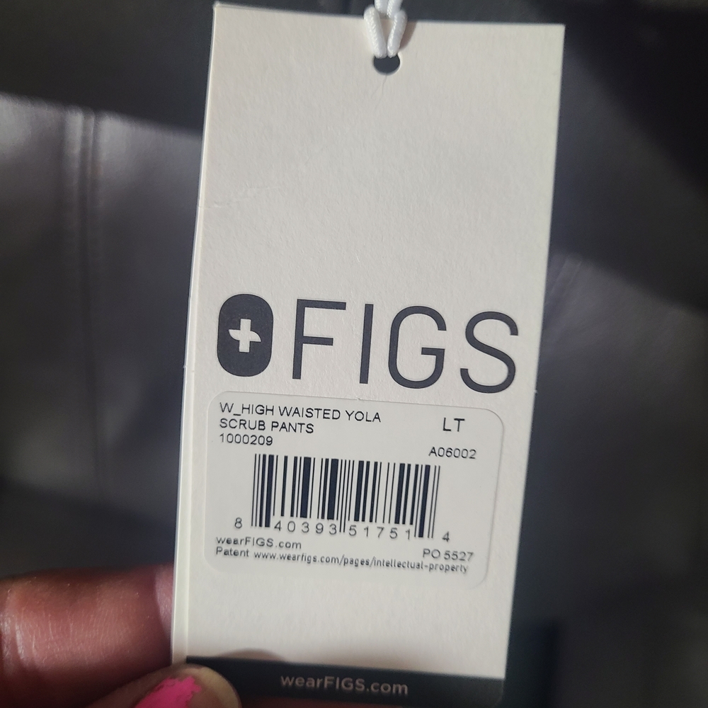 Figs  Scrub Pants - Black